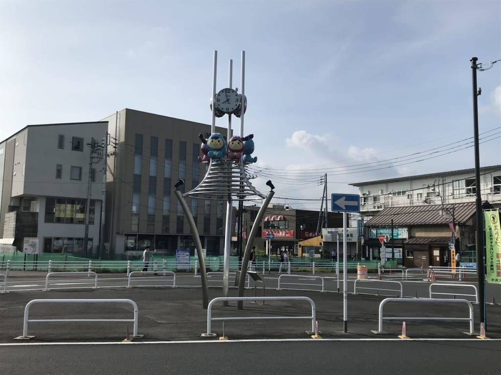 鶴瀬駅東口の駅前広場整備のためライフバス乗降場所移転