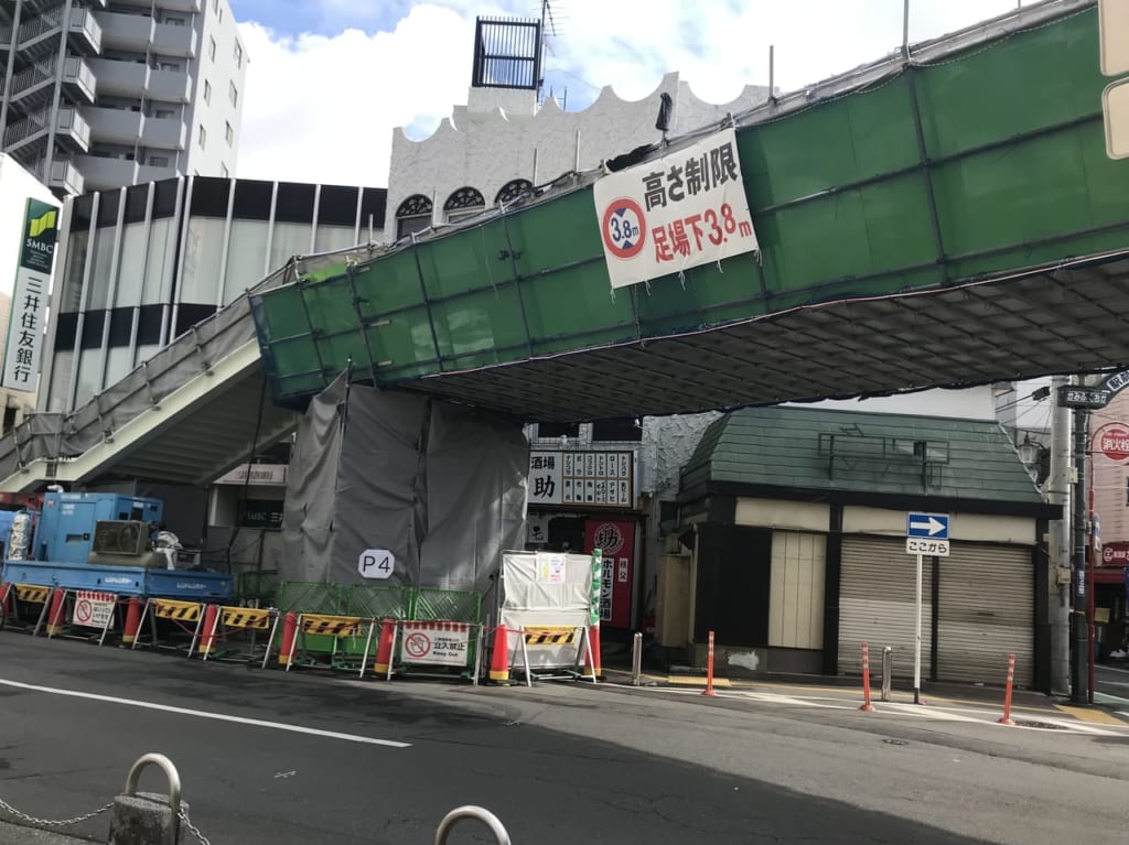 上福岡の歩道橋