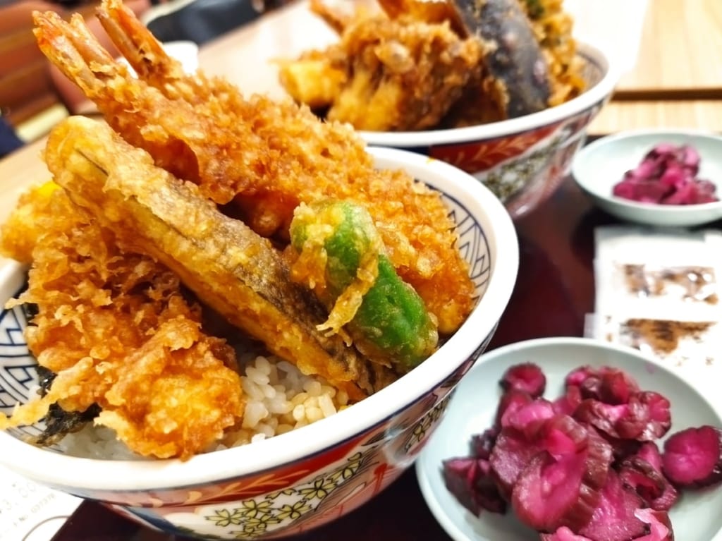 金子半之助の海鮮上天丼