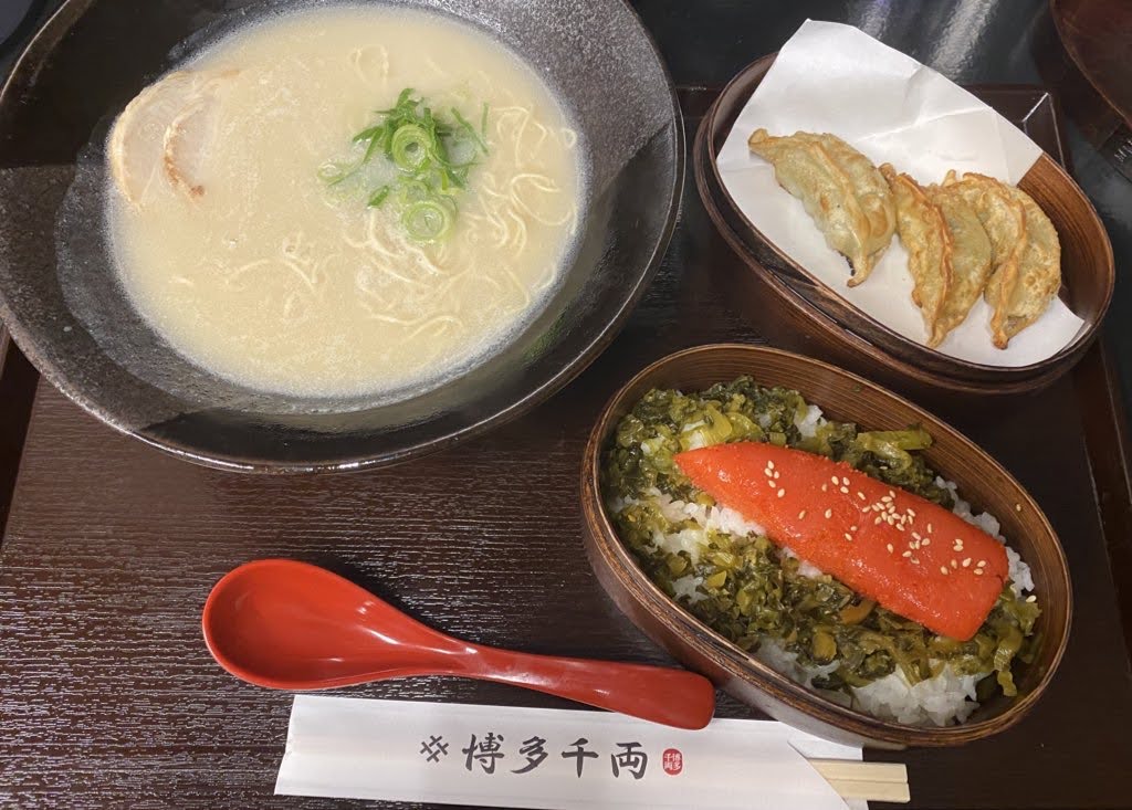 博多千両のラーメン