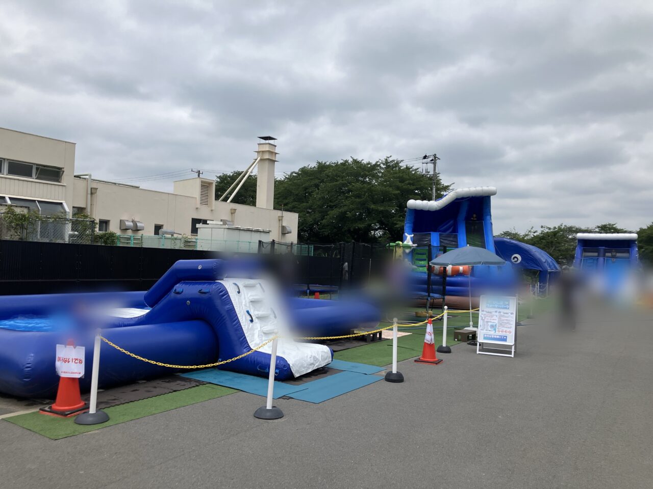 2025年7月12日びん沼自然公園でウォーターパークオープン
