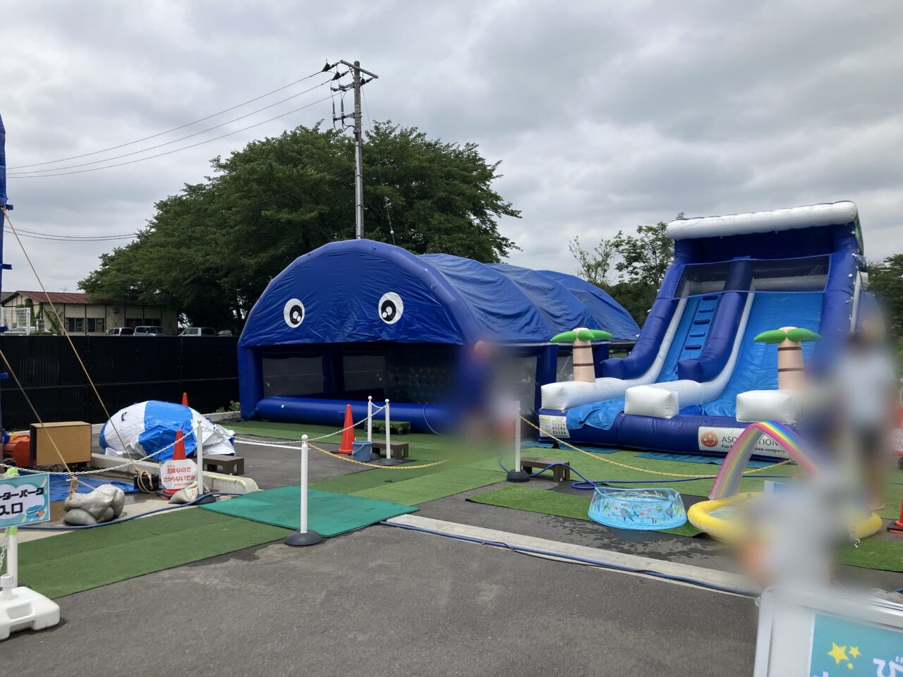 2025年7月12日びん沼自然公園でウォーターパークオープン