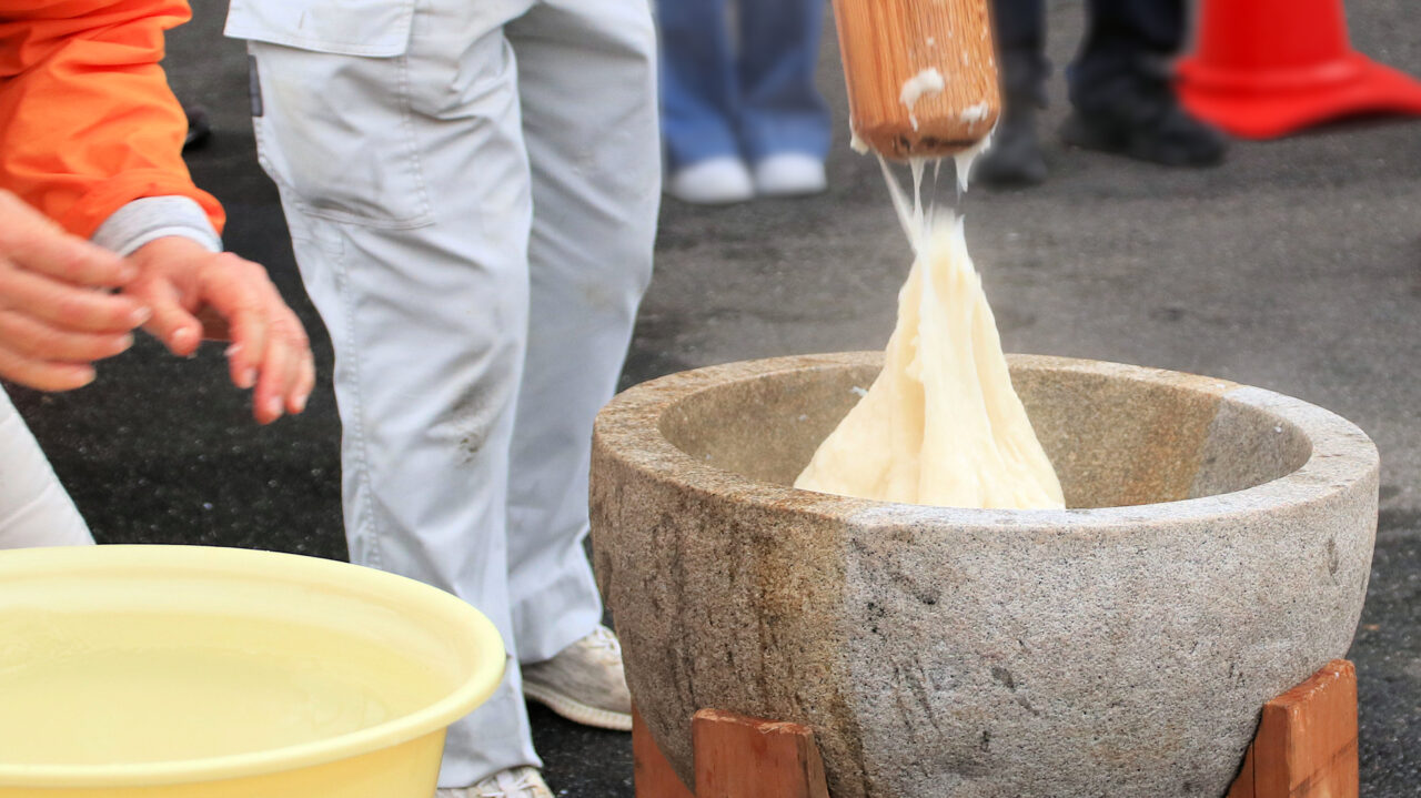 餅つき