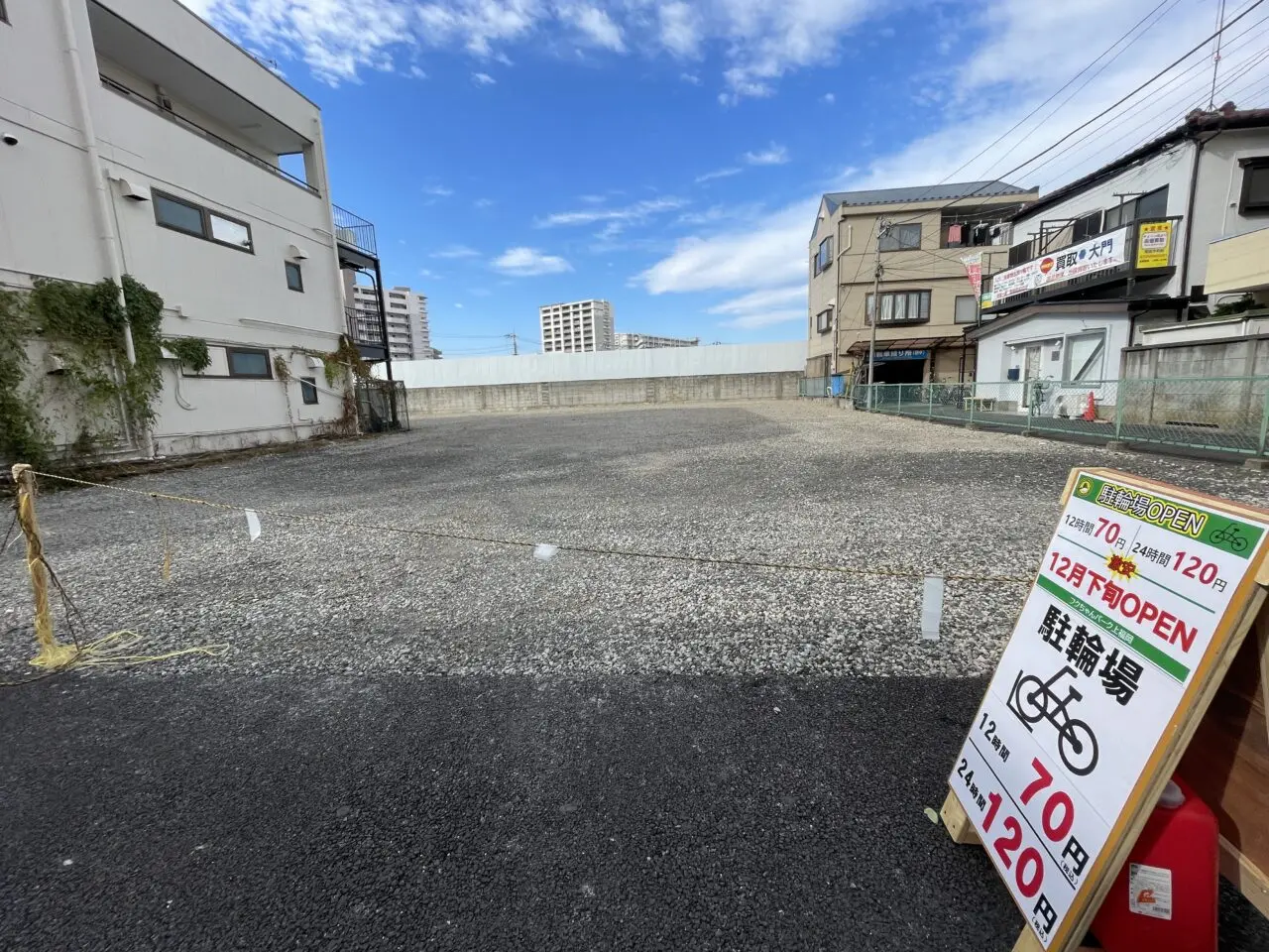 上福岡駅付近駐輪場