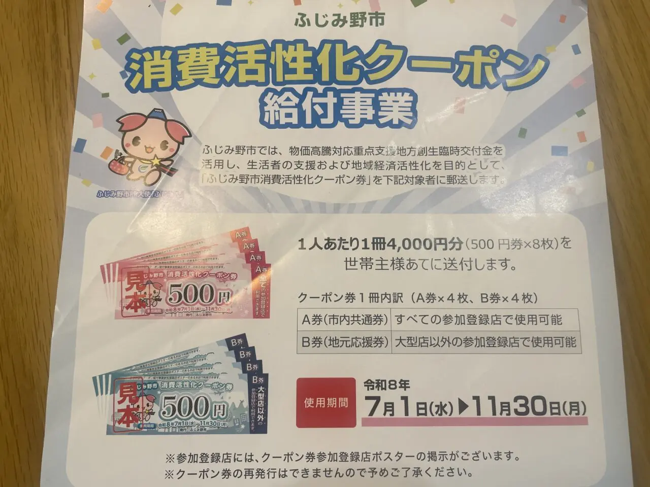 消費活性化クーポン